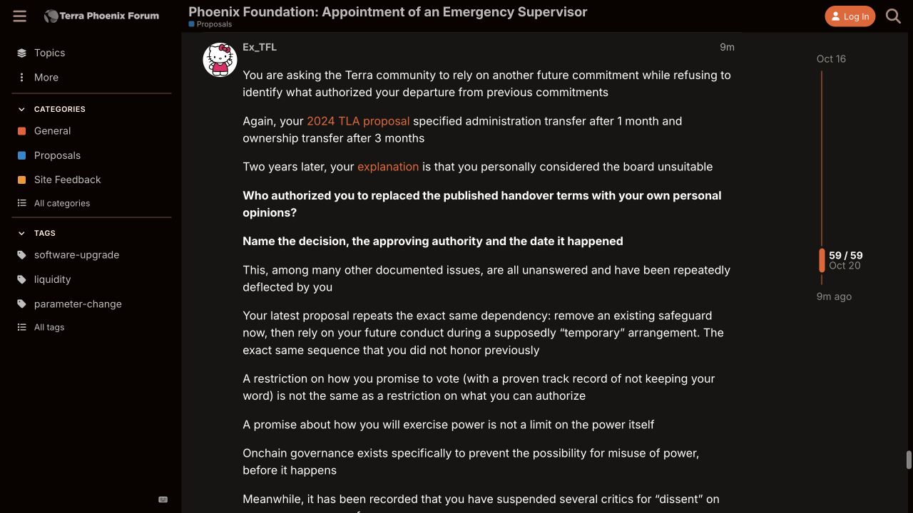 Original forum reply 59, part 1 of 3